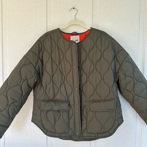 OFFLINE BY AERIE Quilted Bomber Jacket Size L
